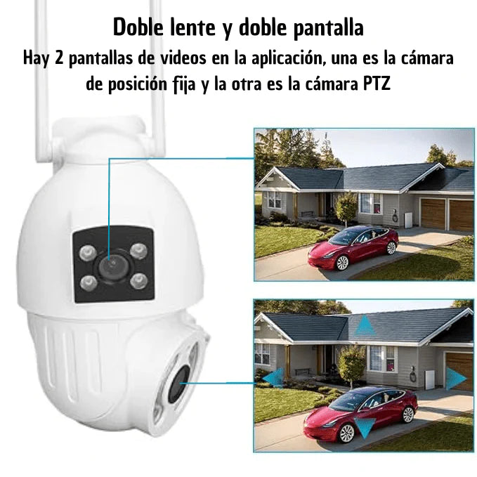 CAMARA PTZ DOBLE LENTE